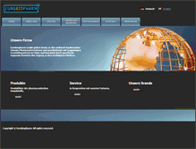 Tablet Screenshot of eurobiopharm.de